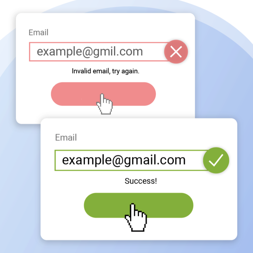 screenshot of Kickbox Email Verification